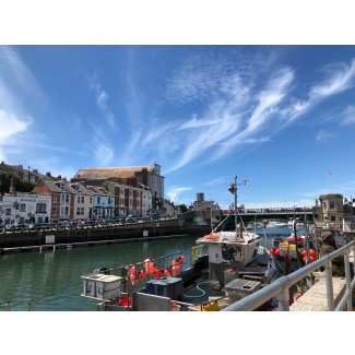 Weymouth Harbour Lifting Bridge Photographic Poster